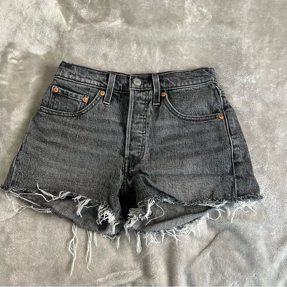 Levi's Dark Gray Jean Shorts